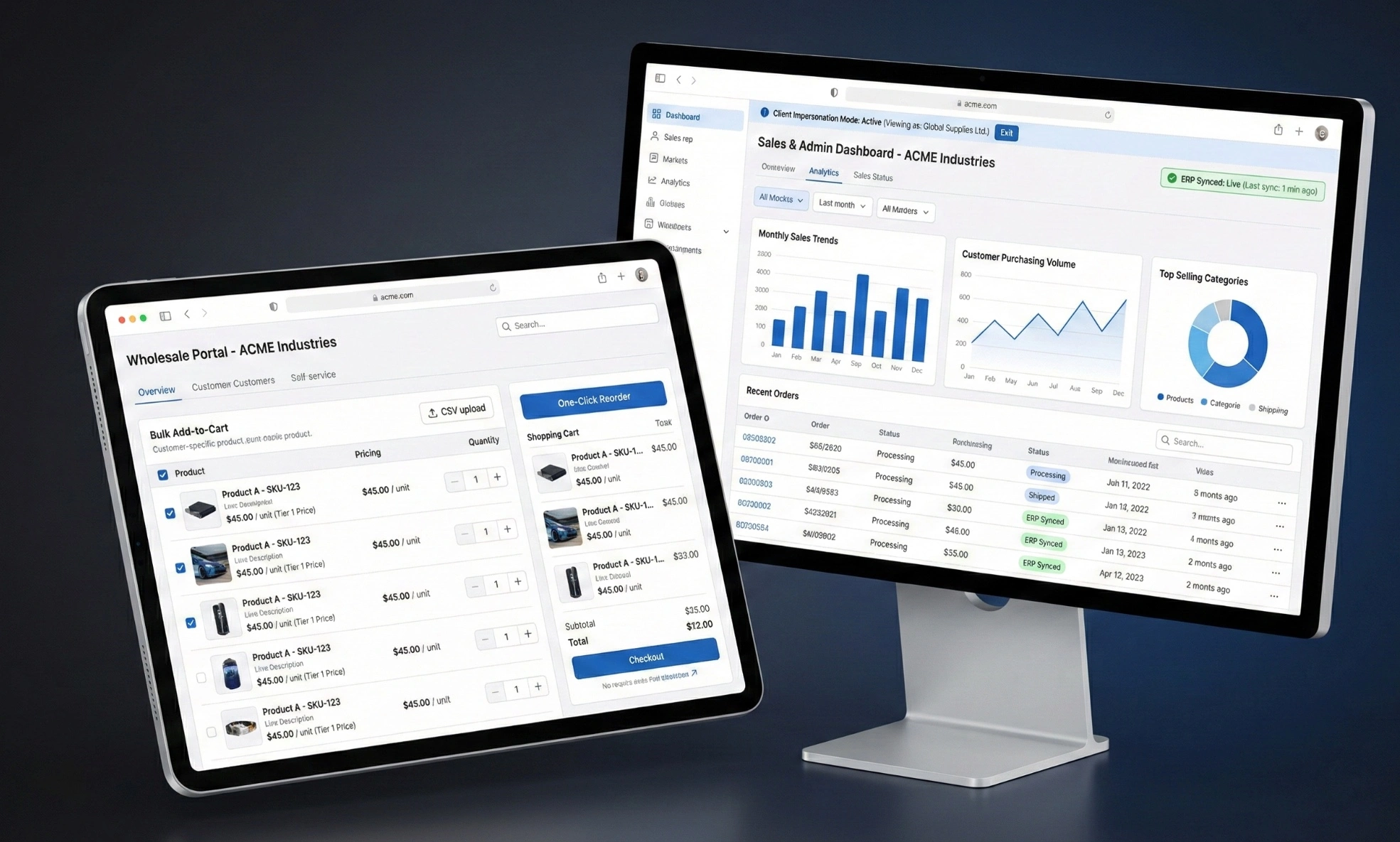 B2B Wholesale Ordering Portal