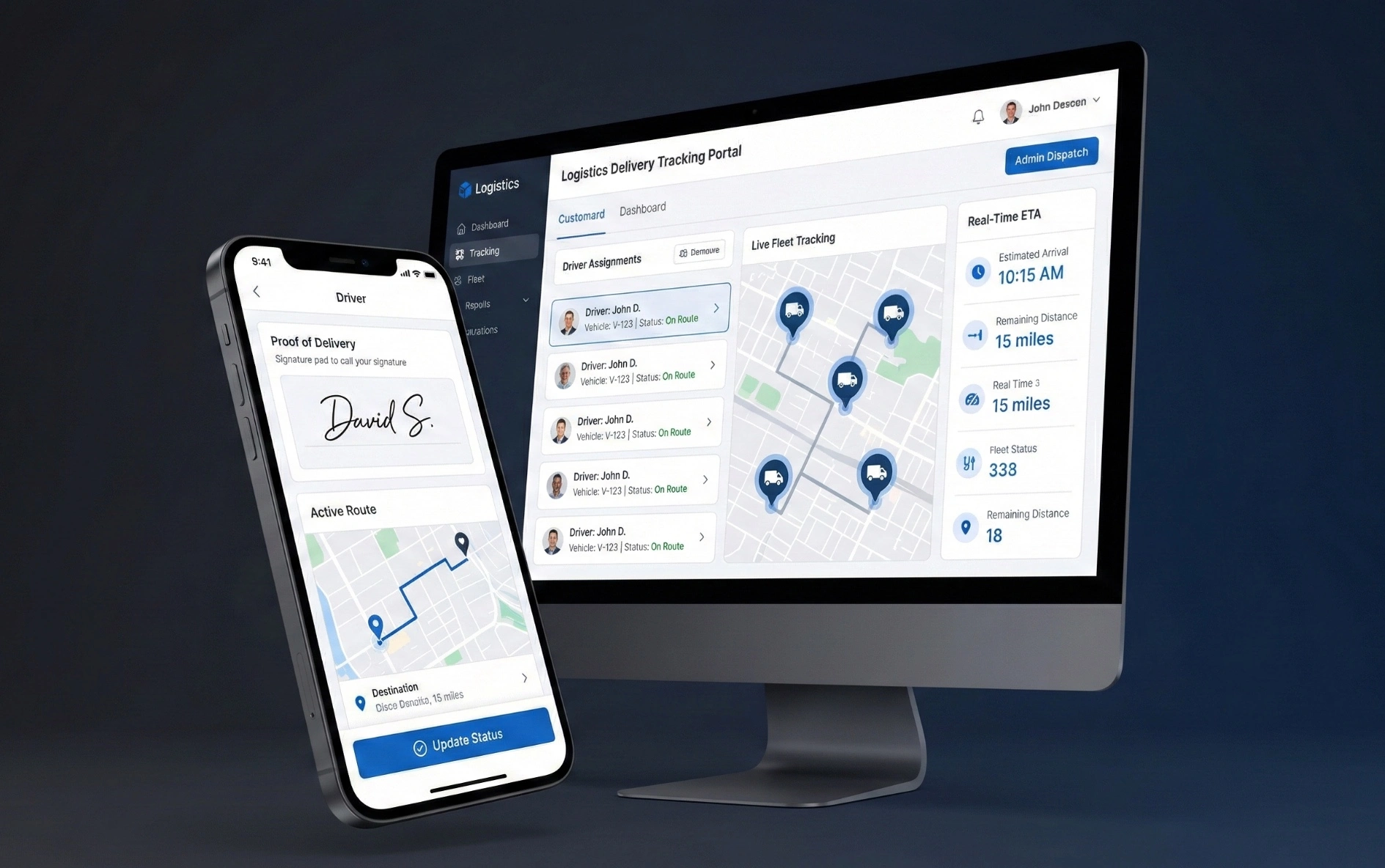 Logistics Delivery Tracking Portal